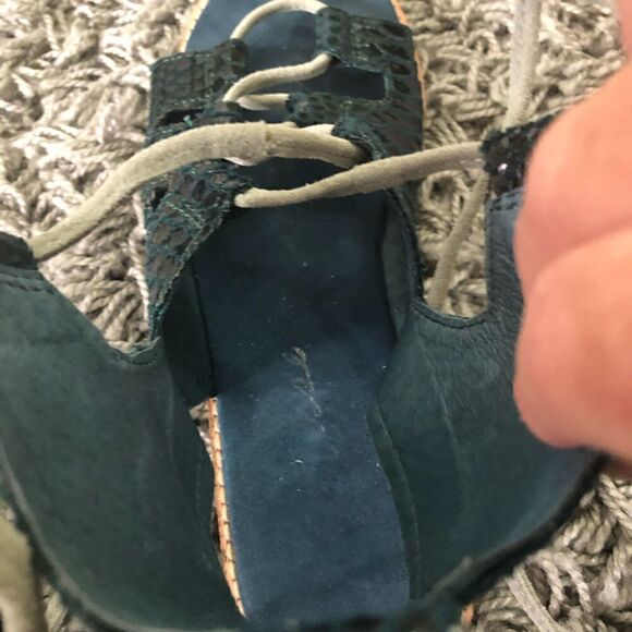 MATISSE SHELLS
Blue Snake Print Sandals  - Picture 7 of 9